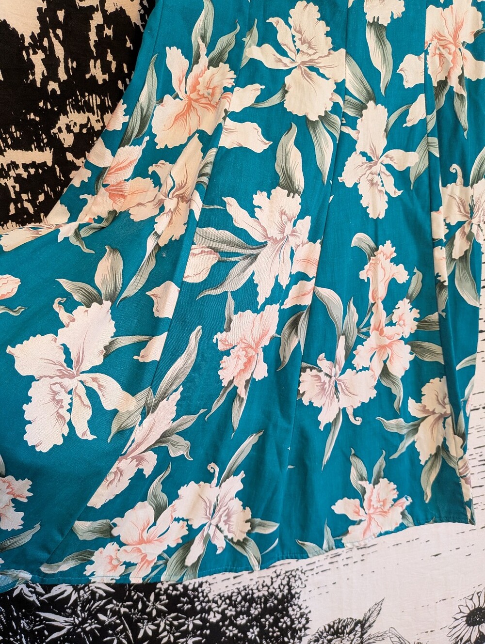 Vintage 80s Hawaiian Skater Summer Dress - Picture 6 of 6
